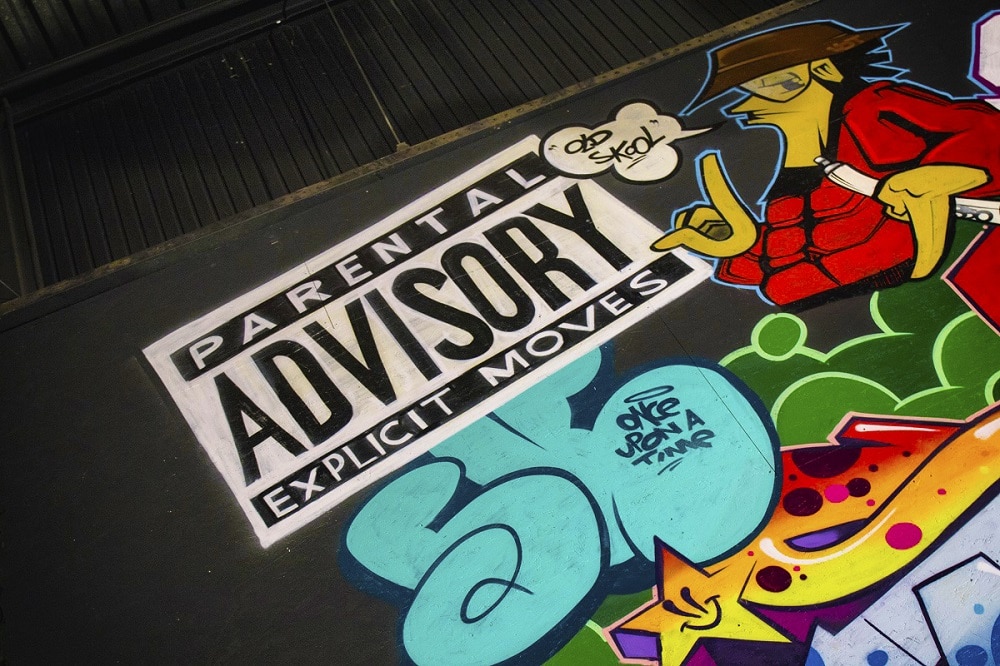 Roller Planet muur graffiti - advisory